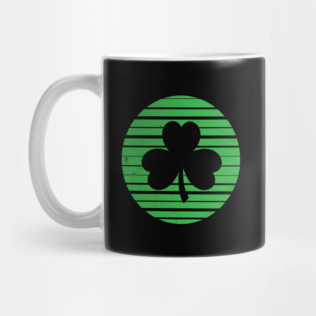 Vintage Shamrock Silhouette - St. Patricks Day by skauff